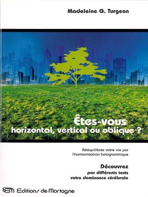 cover image of Êtes-vous horizontal, vertical ou oblique?